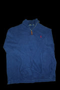 Ralph Lauren 3/4 Zip Jumper - Navy
