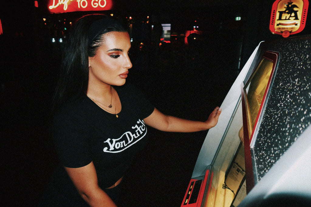 Von Dutch Baby Tee - Black